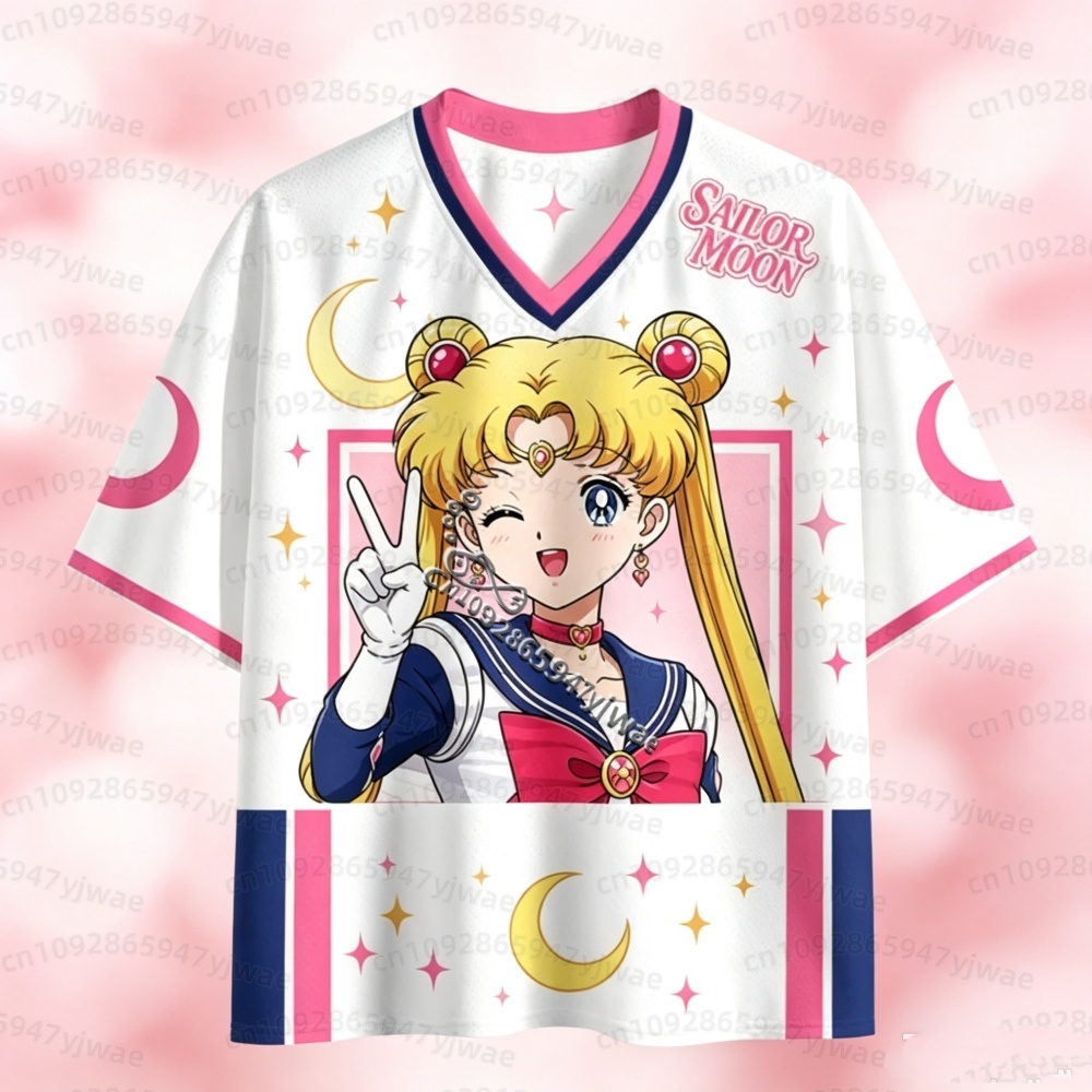 26 セーラームーン アニメ メッシュジャージ Tシャツ 月 - Golf Tees のレビューと価格