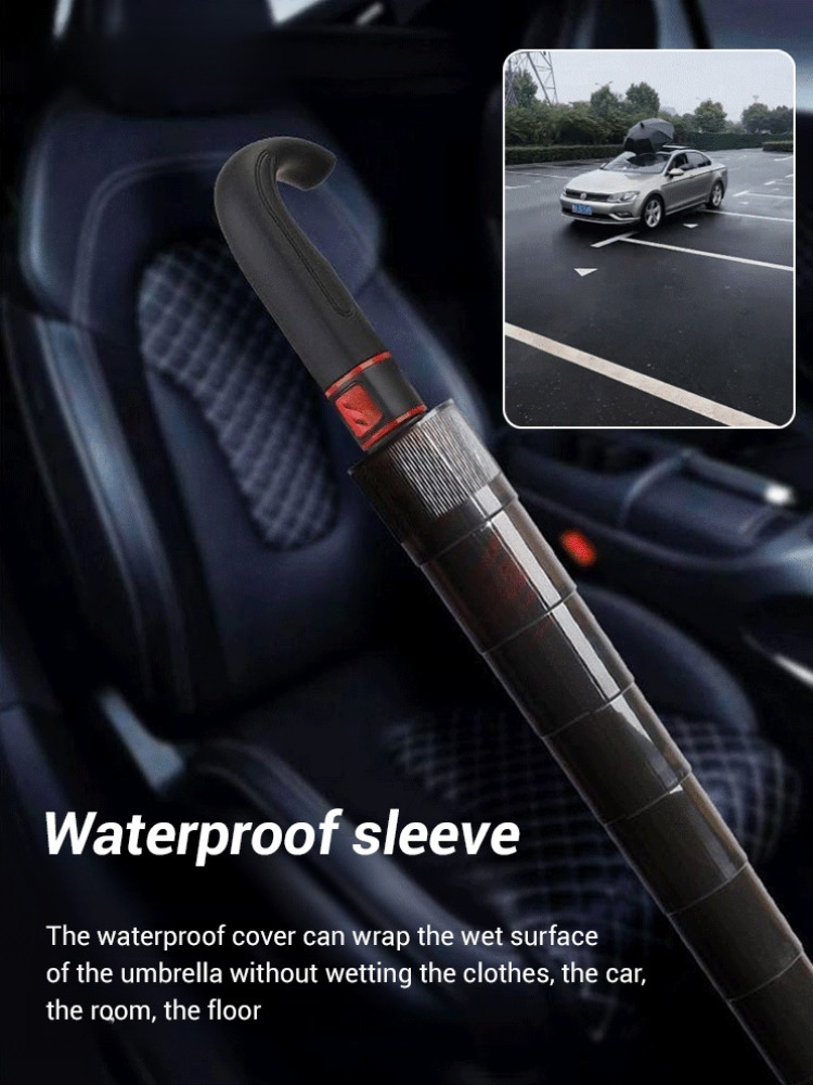 二人用特大ロングハンドル傘 – ストレートロッド 8 リブ防 - Golf Umbrella Large のレビューと価格