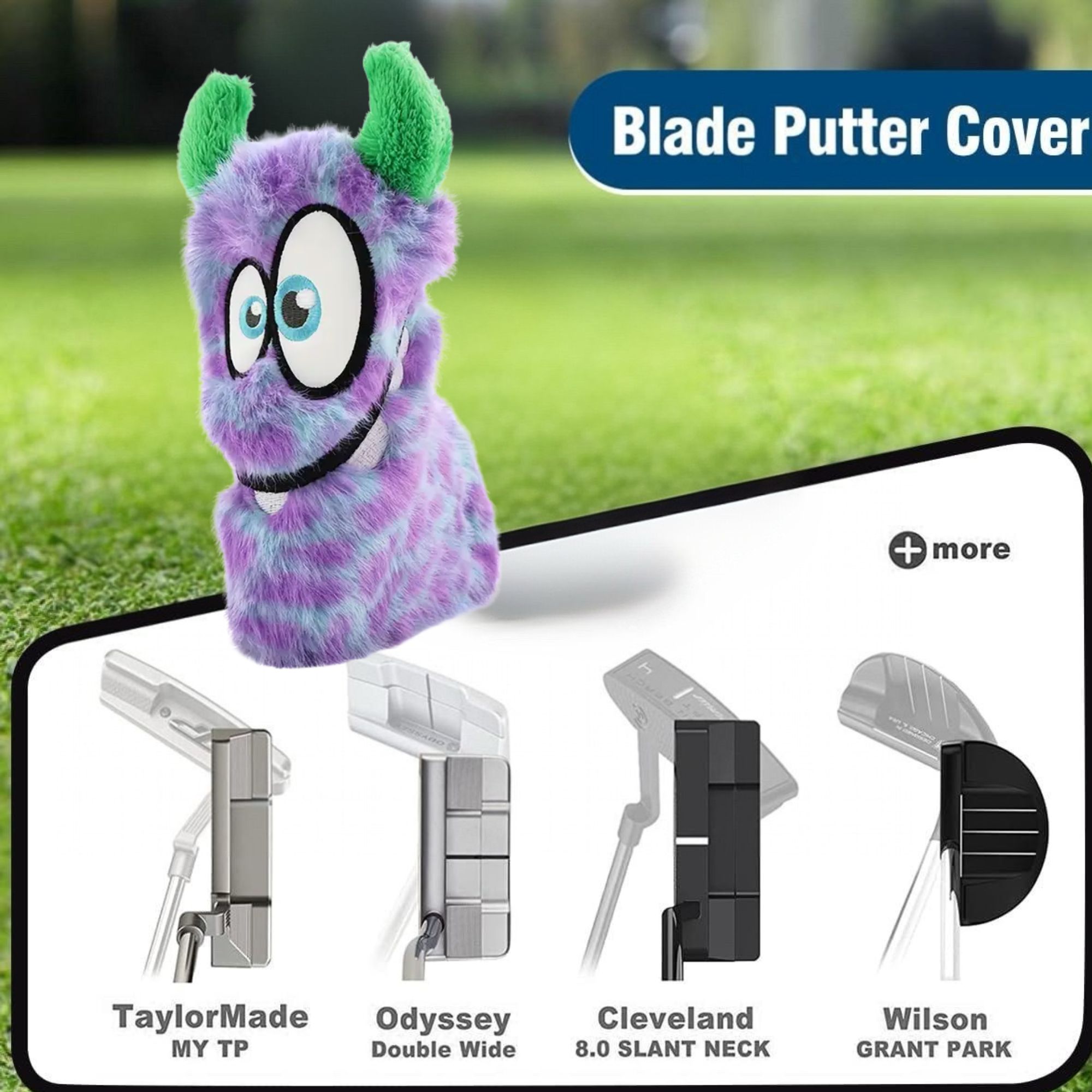 面白いブレードパターカバー、保護用ブレードパターカバー、男性 - Golf Putter のレビューと価格